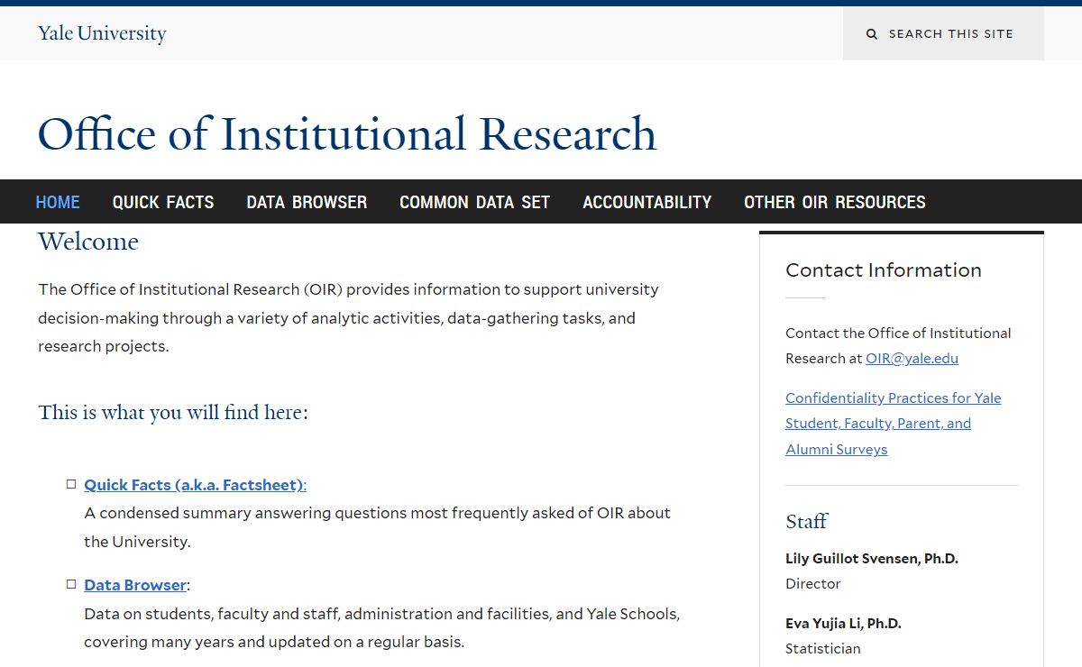 Office of Institutional Research | Office of Institutional Research