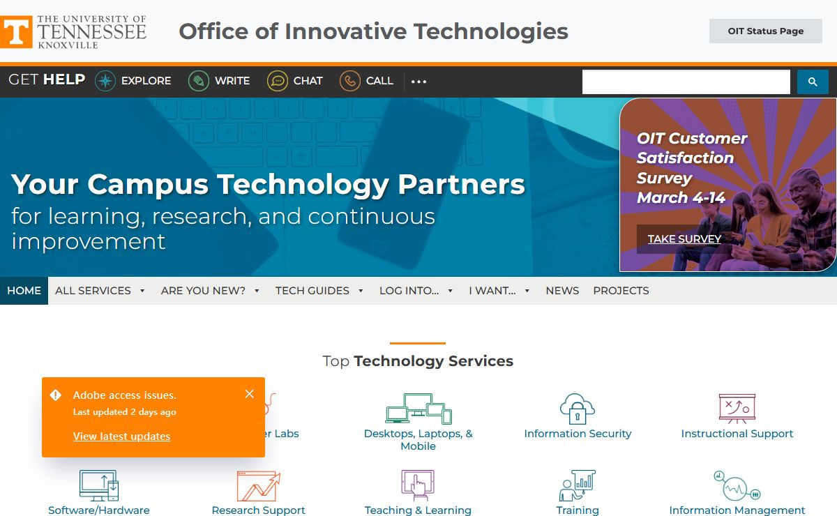 Office of Innovative Technologies | The University of Tennessee, Knoxville