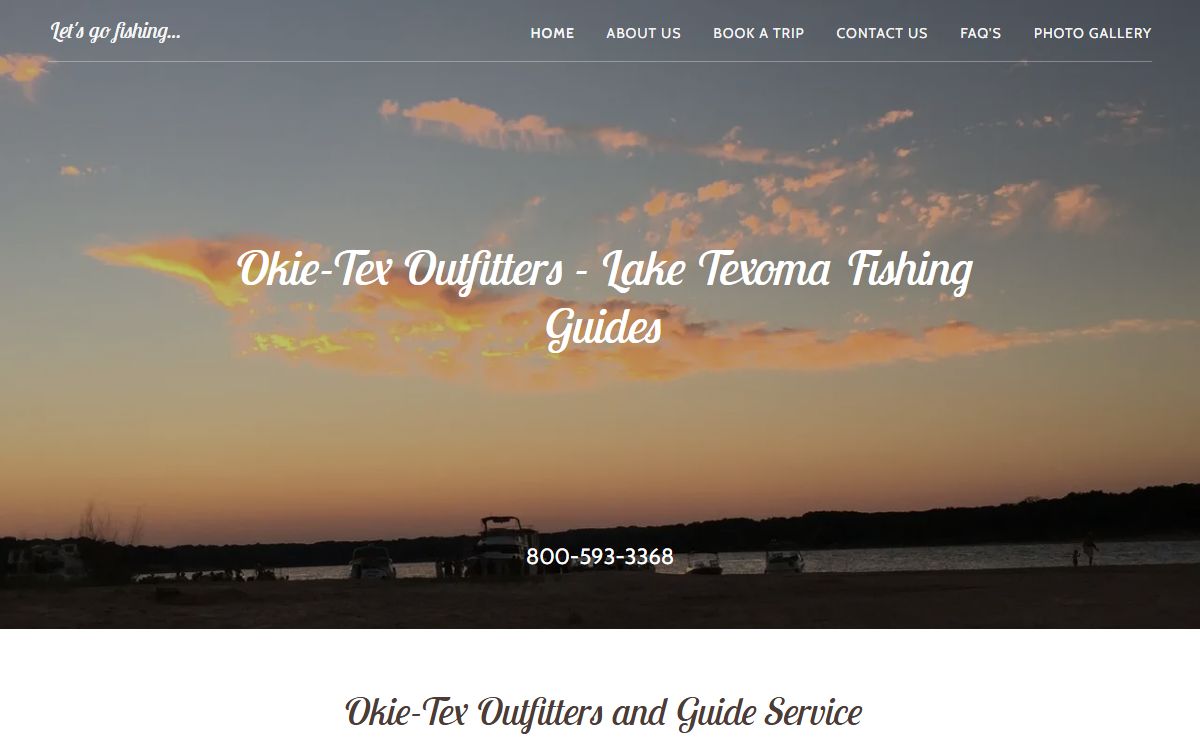 Lake Texoma Fishing Guides - Okie-Tex Outfitters