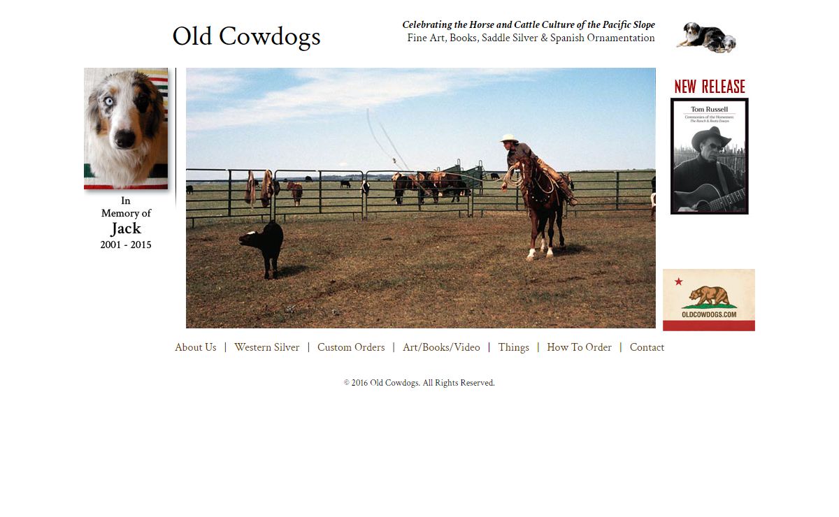 Old Cowdogs - Celebrating the Horse and Cattle Culture of the Pacific Slope since 1989