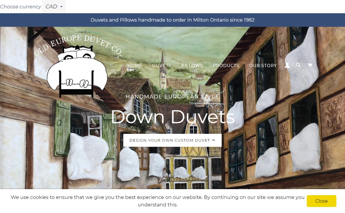 Old Europe Duvet Co. - Canadian Made - Luxury Down Duvets and Pillows – Old Europe Duvet Company