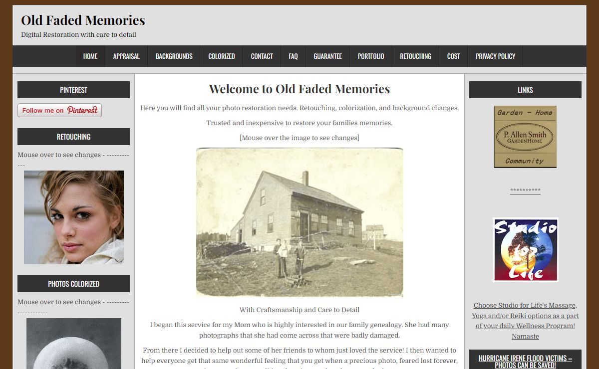 Old Faded Memories – Digital Restoration with care to detail