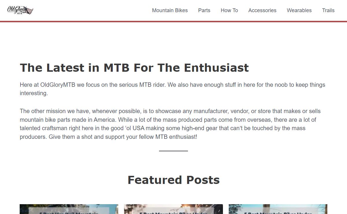 OldGloryMTB.com