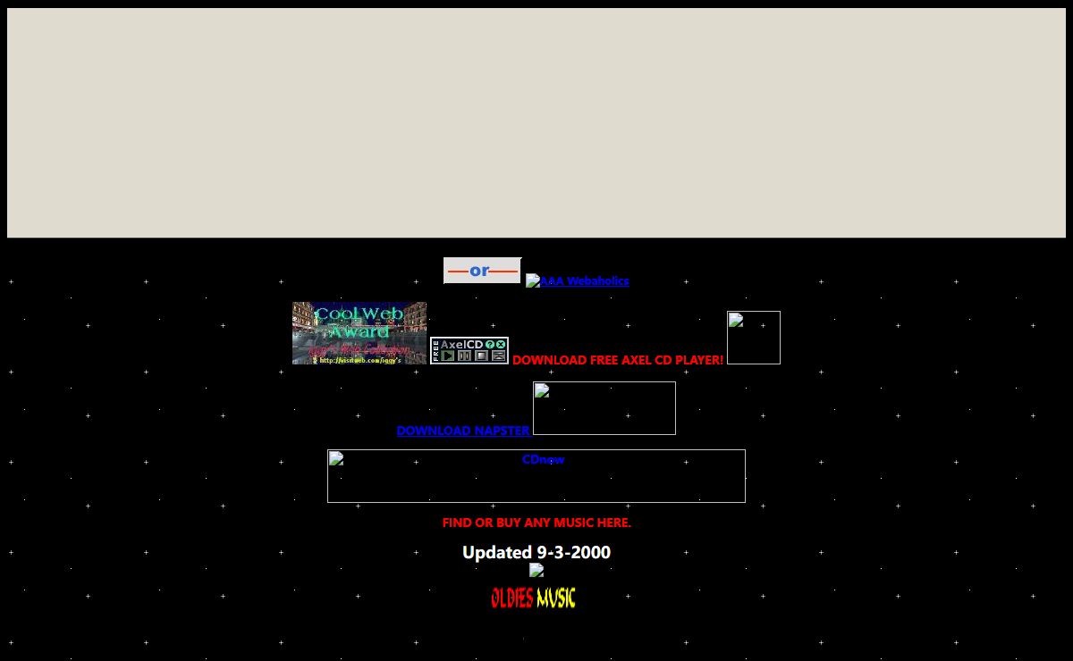 The McCoin's Oldies Music Site free downloads download Napster graphics