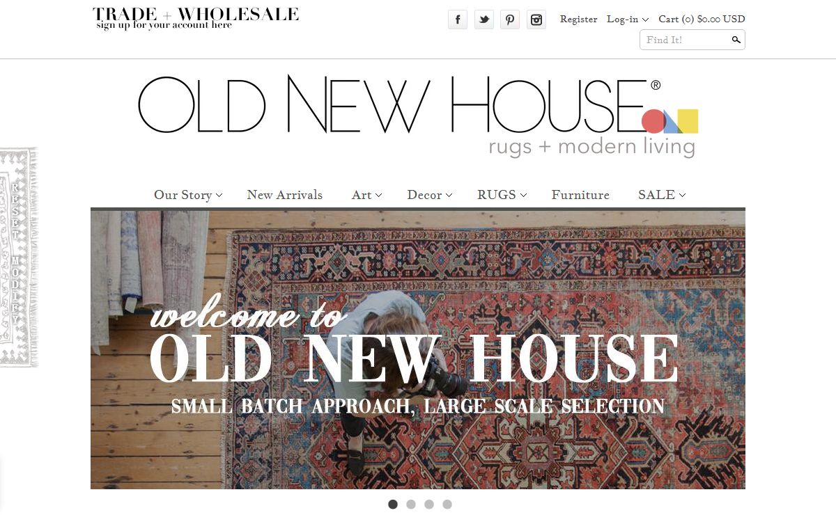 Antiques, Originals and Vintage Rugs :: Old New House