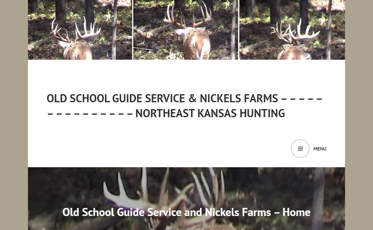 Old School Guide Service & Nickels Farms – – – – – – – – – – – – – – – Northeast Kansas Hunting – Hunting Outfitter