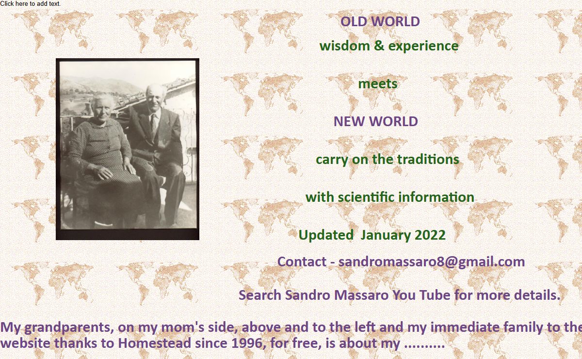 Old World Meets New World