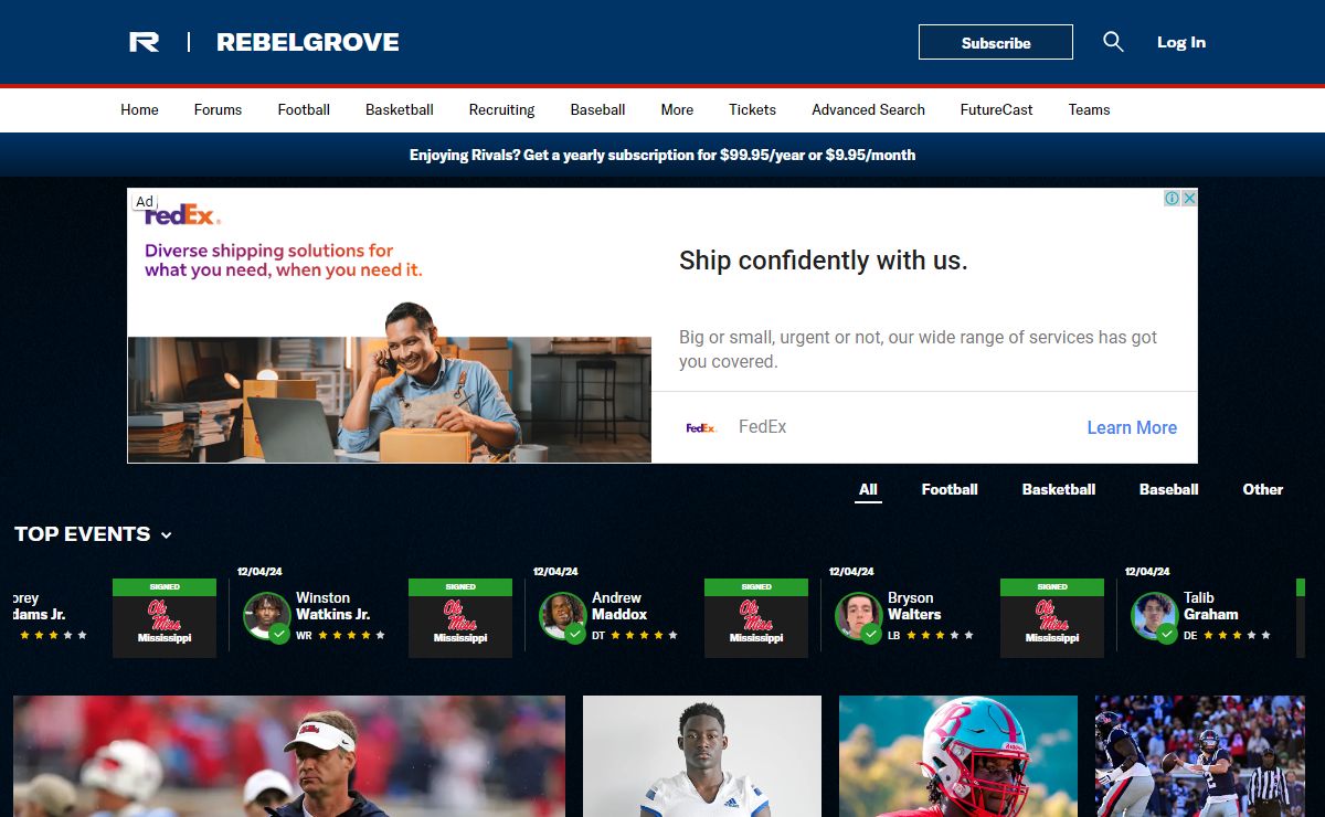 RebelGrove: Ole Miss Rebels Football & Basketball Recruiting