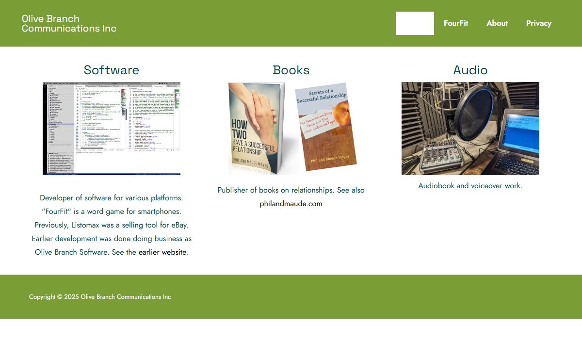Olive Branch Communications Inc – Olive Branch Communications Inc