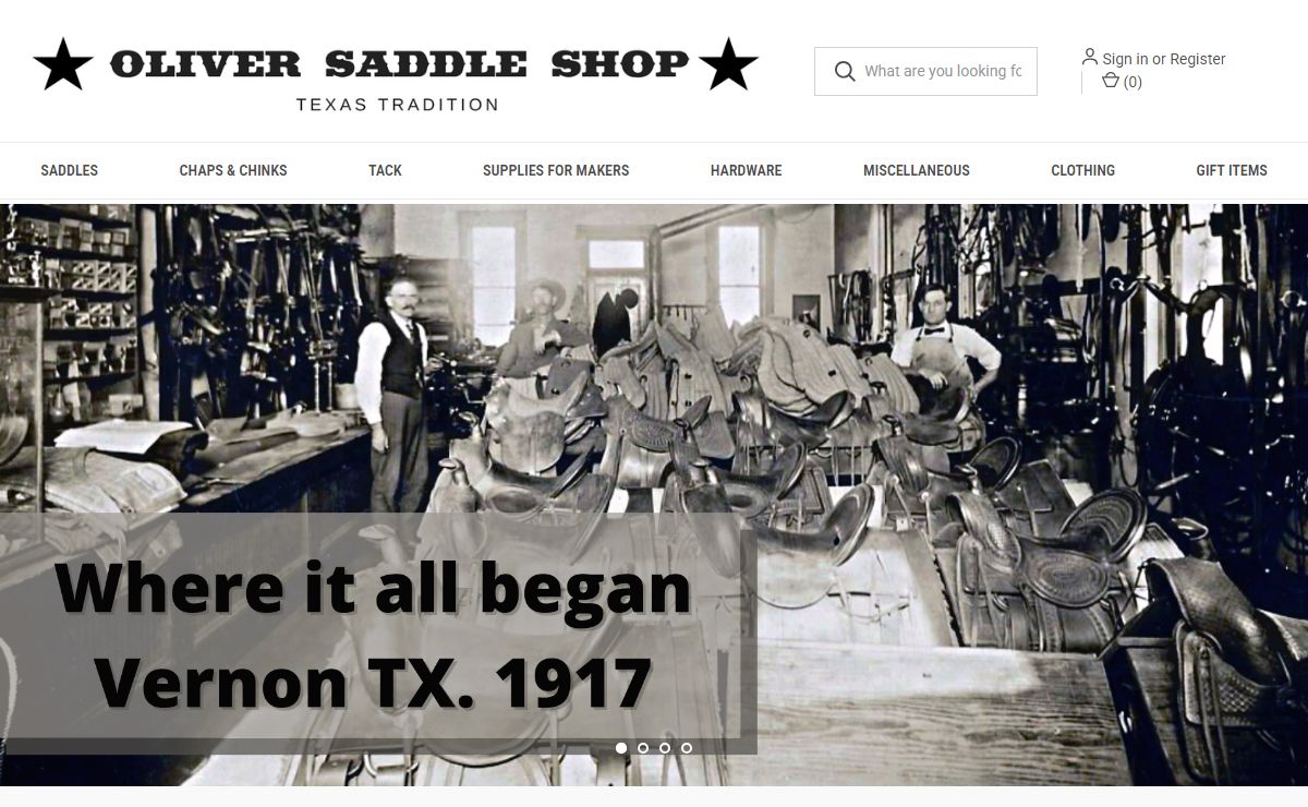 OLIVER SADDLE SHOP