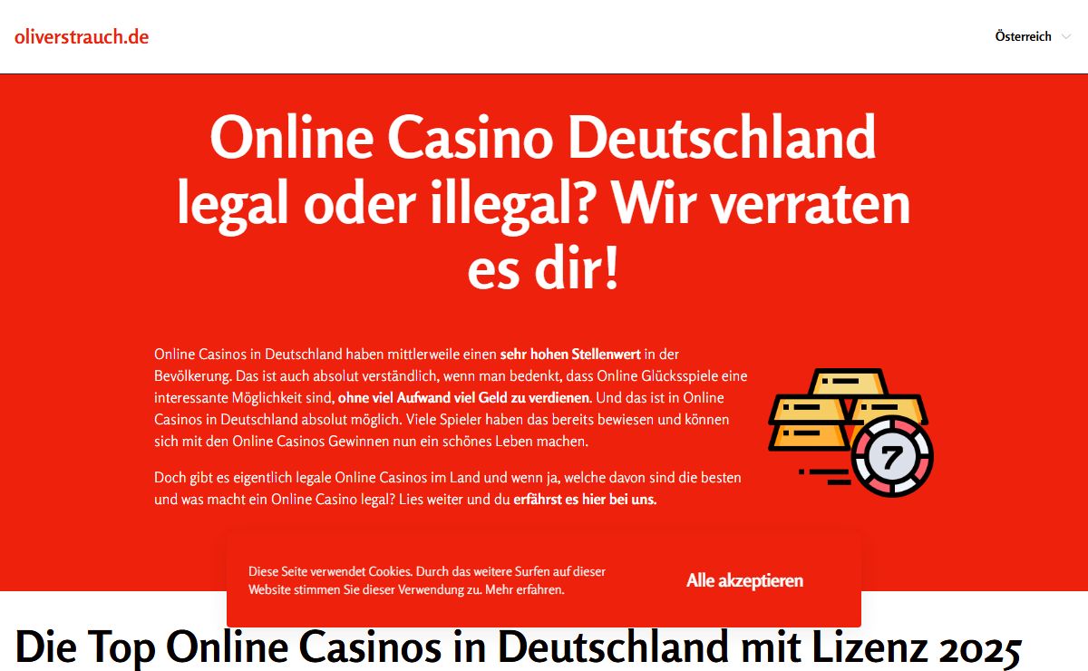 Ist ein Online Casino Deutschland legal 2025? Wir verratens dir!