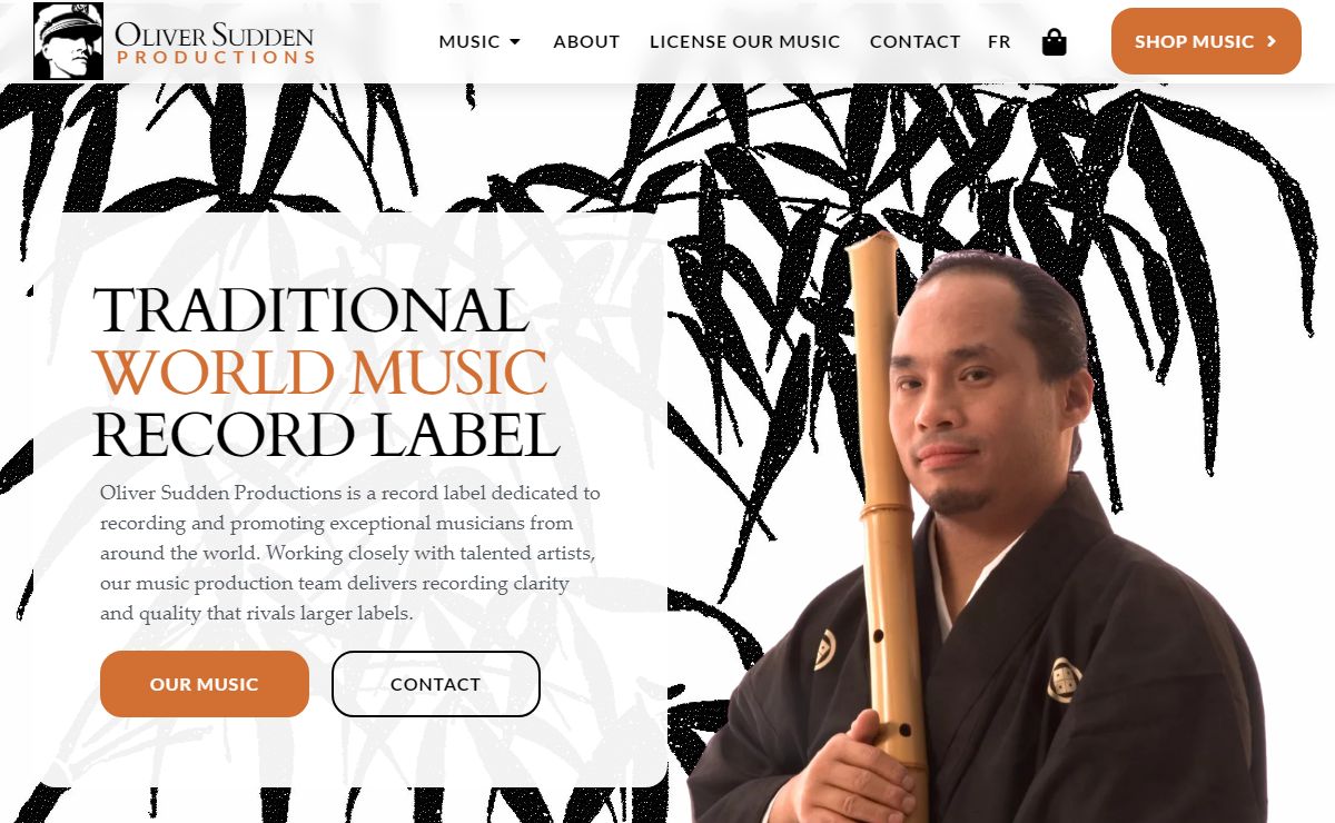 Oliver Sudden Productions — Traditional World Music Record Label