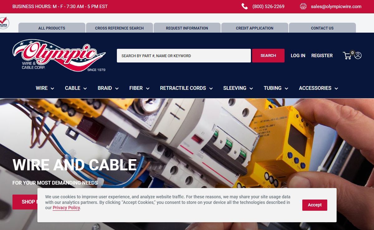 Electrical Wire & Cable Supplier | Parsippany, N.J. | Olympic Wire