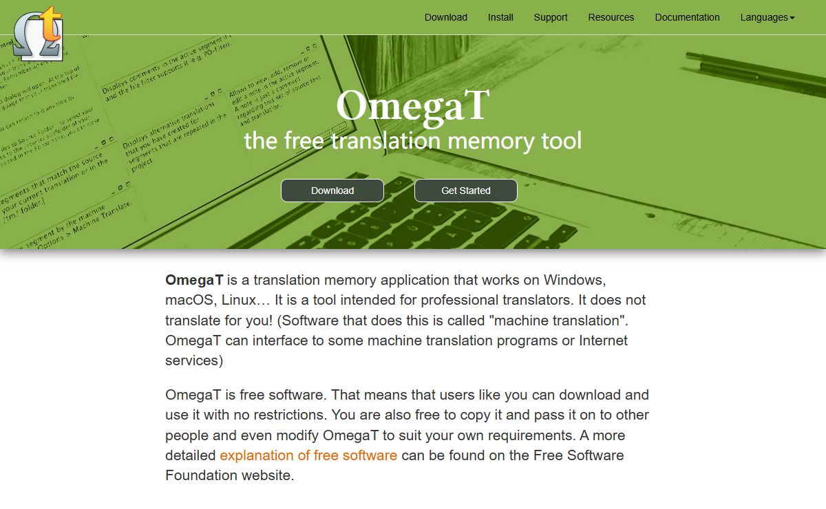 OmegaT - The Free Translation Memory Tool - OmegaT