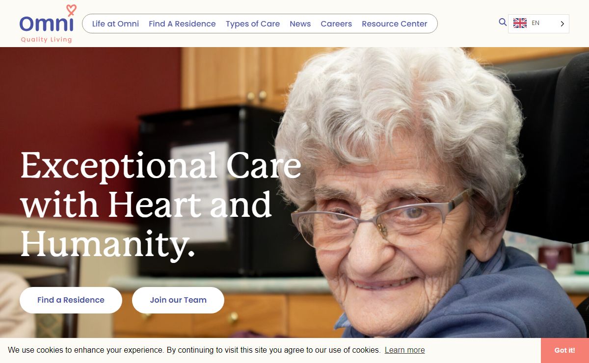 Omni Quality Living – Exceptional Care with Heart and Humanity.