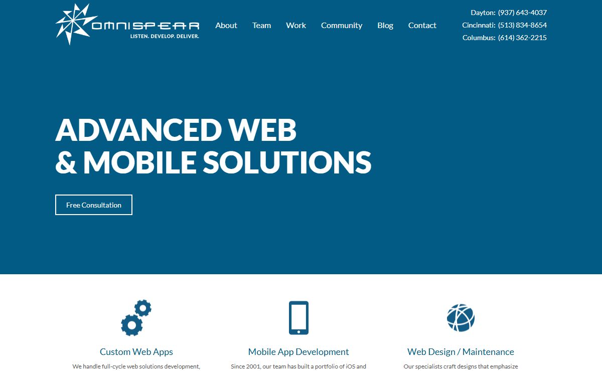 OmniSpear, Inc. | Dayton & Cincinnati Web / Mobile Design