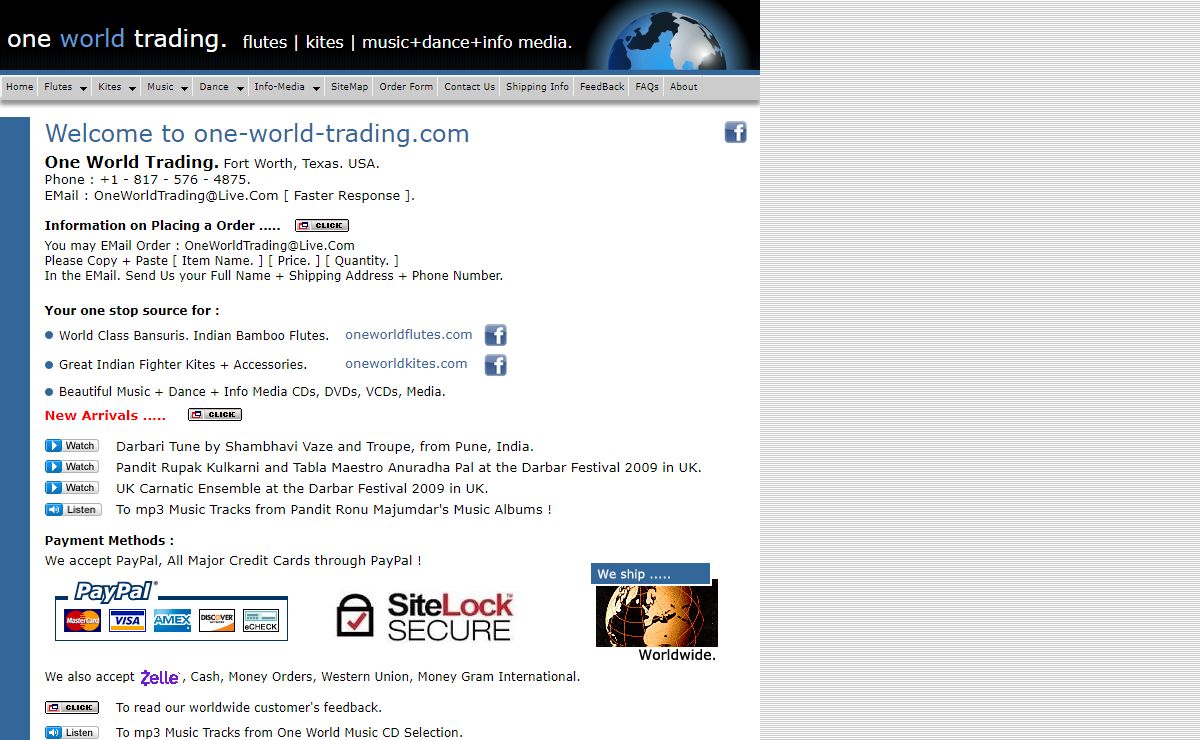 One World Trading.