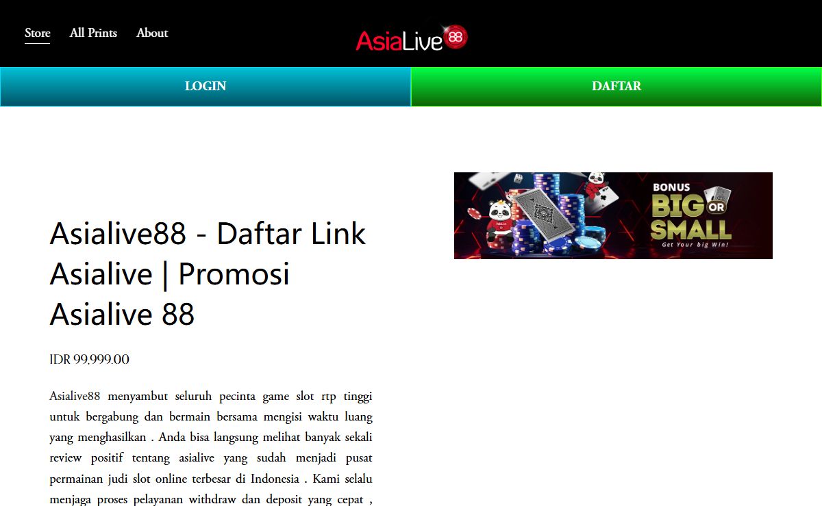 Asialive88 - Daftar Link Asialive | Promosi Asialive 88