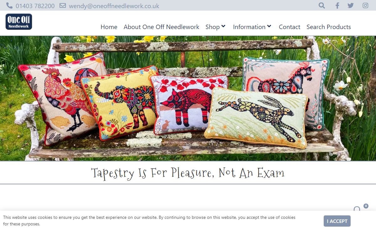 Tapestry Kits - One Off Needlework