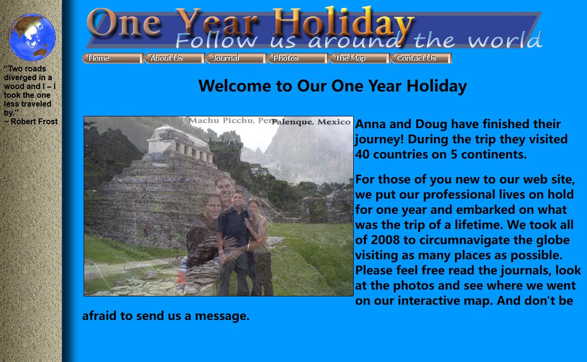 One Year Holiday