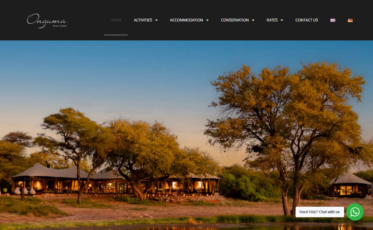Home - Welcome to Onguma Safari Camps