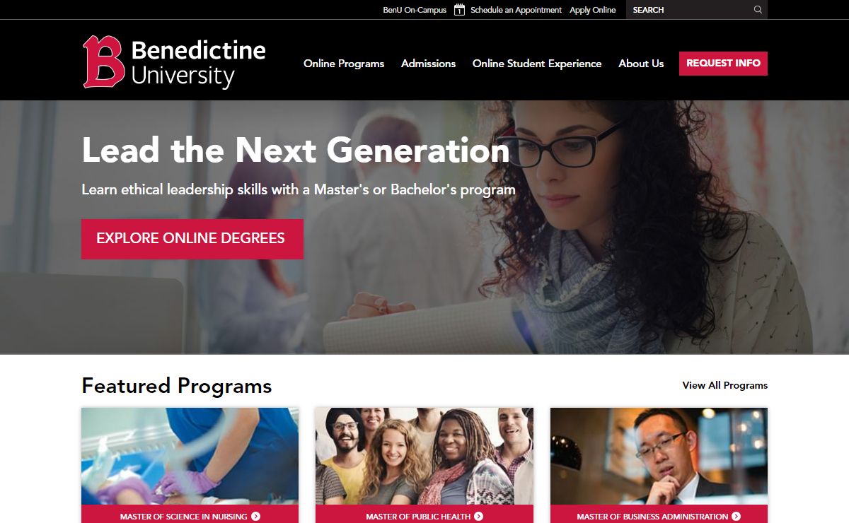 Benedictine University | Online Graduate Programs & Degrees | Illinois