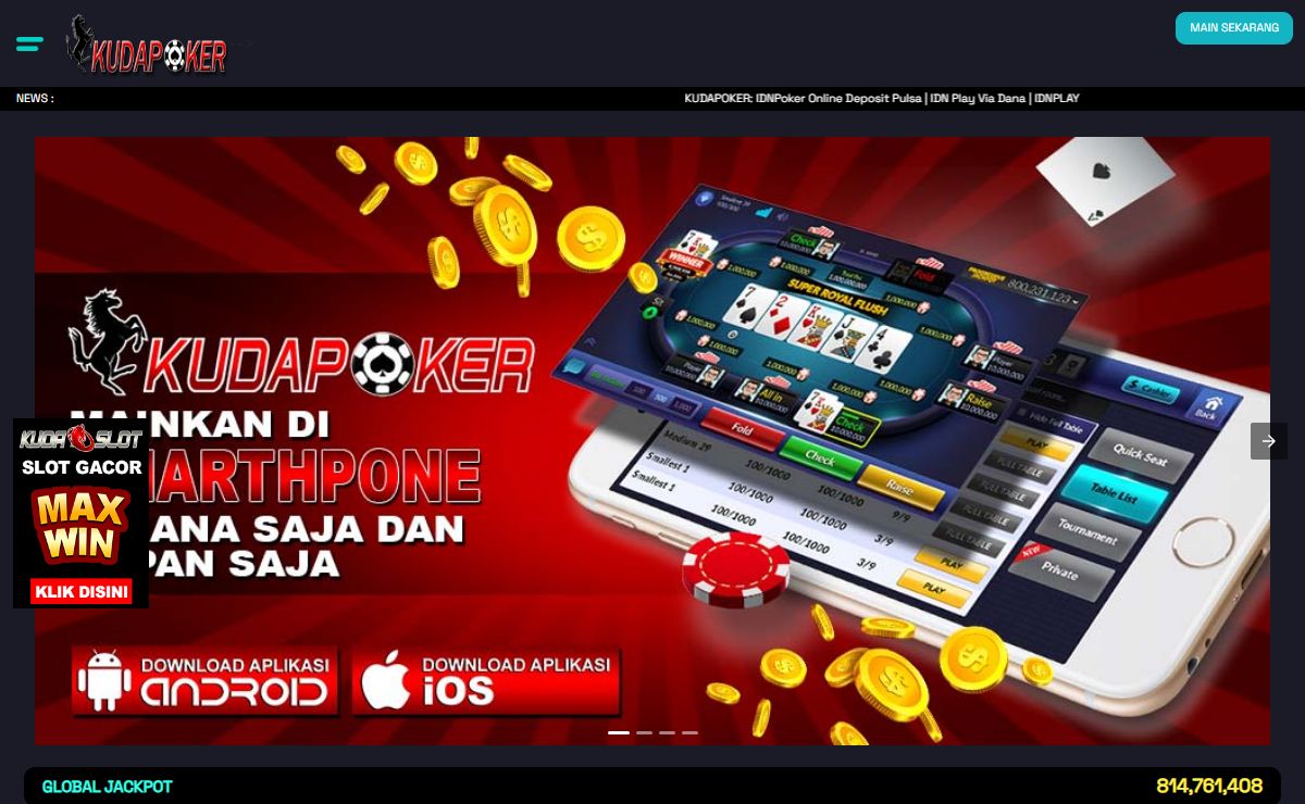 KUDAPOKER: IDNPoker Online Deposit Pulsa | IDN Play Via Dana | IDNPLAY