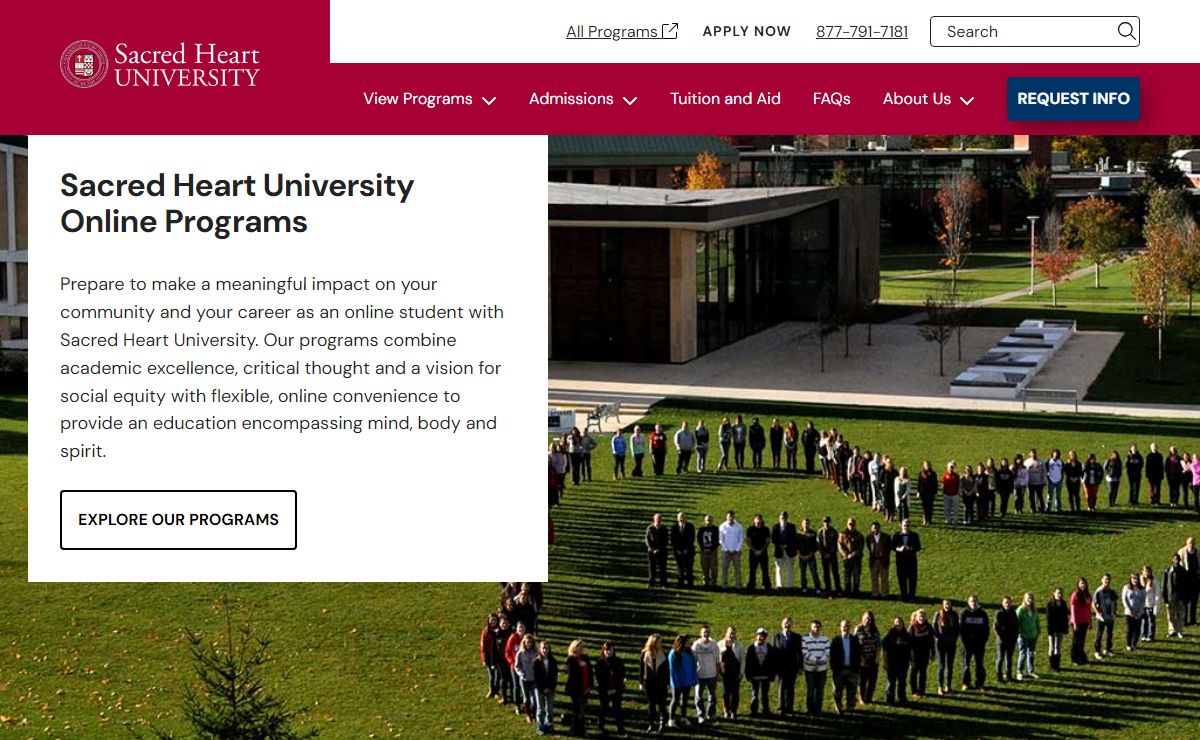 Sacred Heart University | Online Graduate Programs and Degrees
