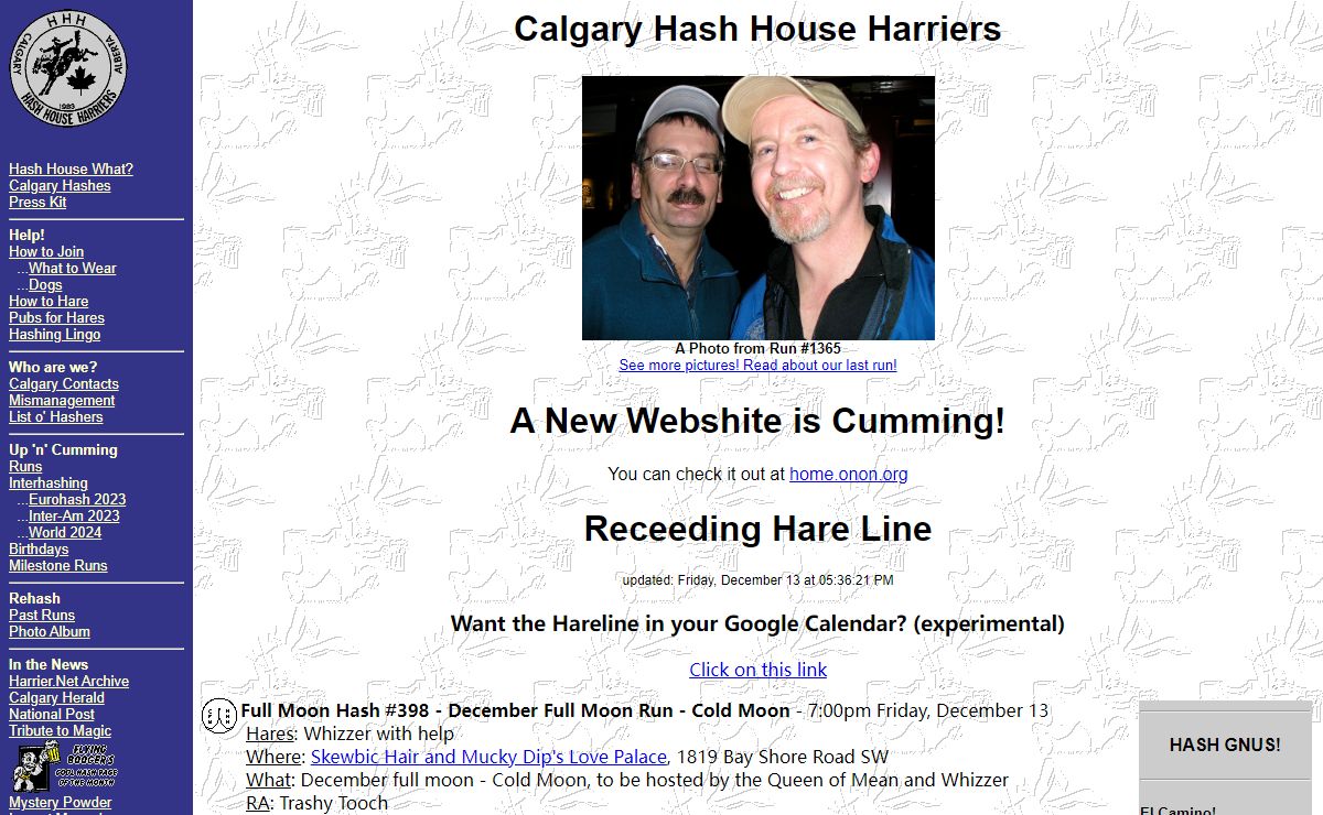 Calgary Hash House Harriers
