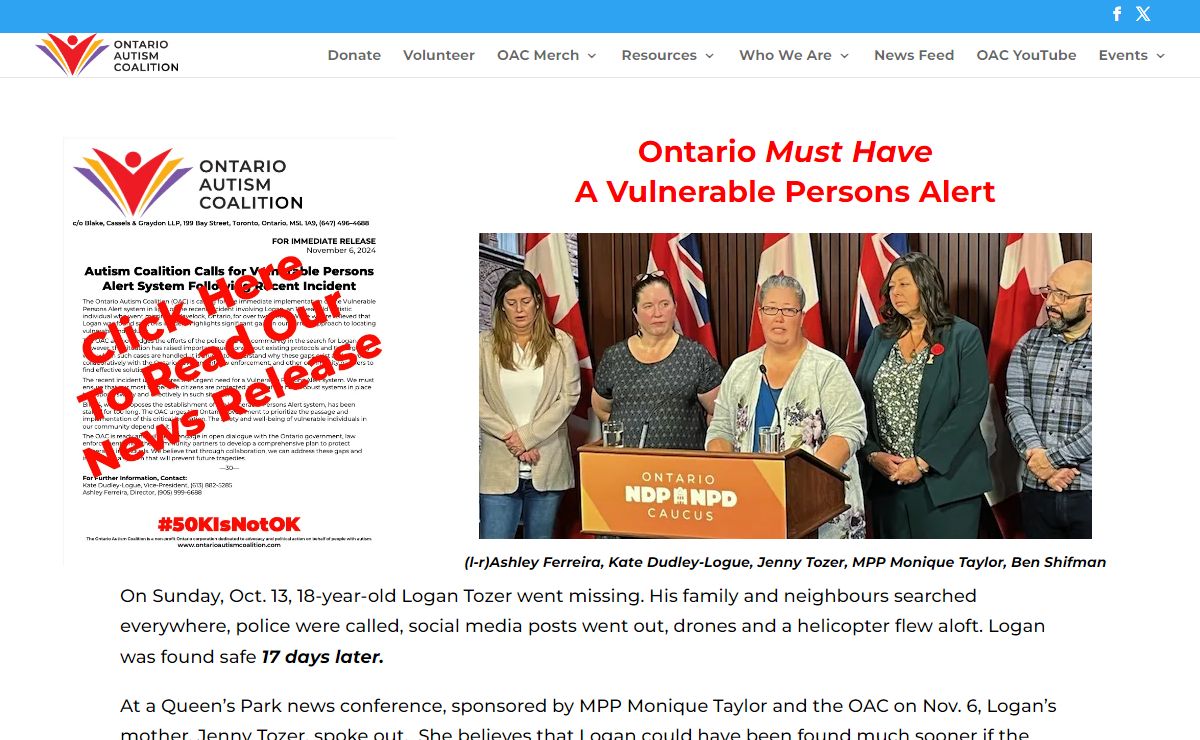 Home Page - Ontario Autism Coalition