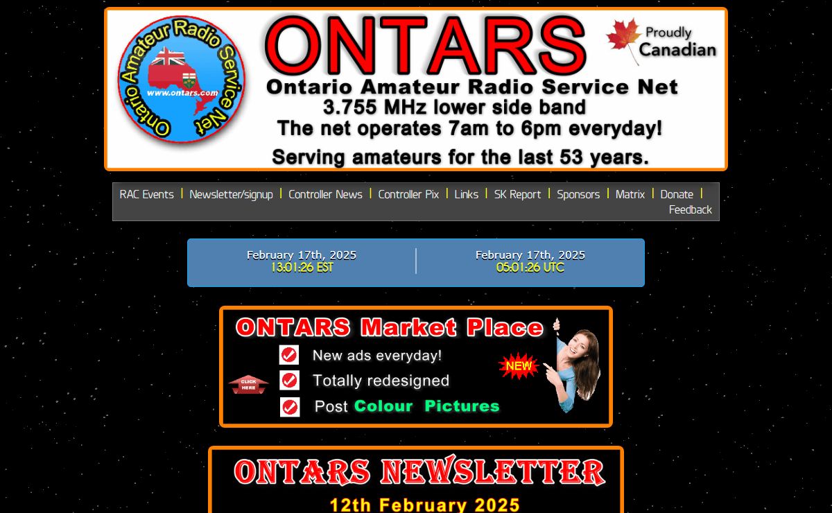 ONTARS - Ontario Amateur Radio Service
