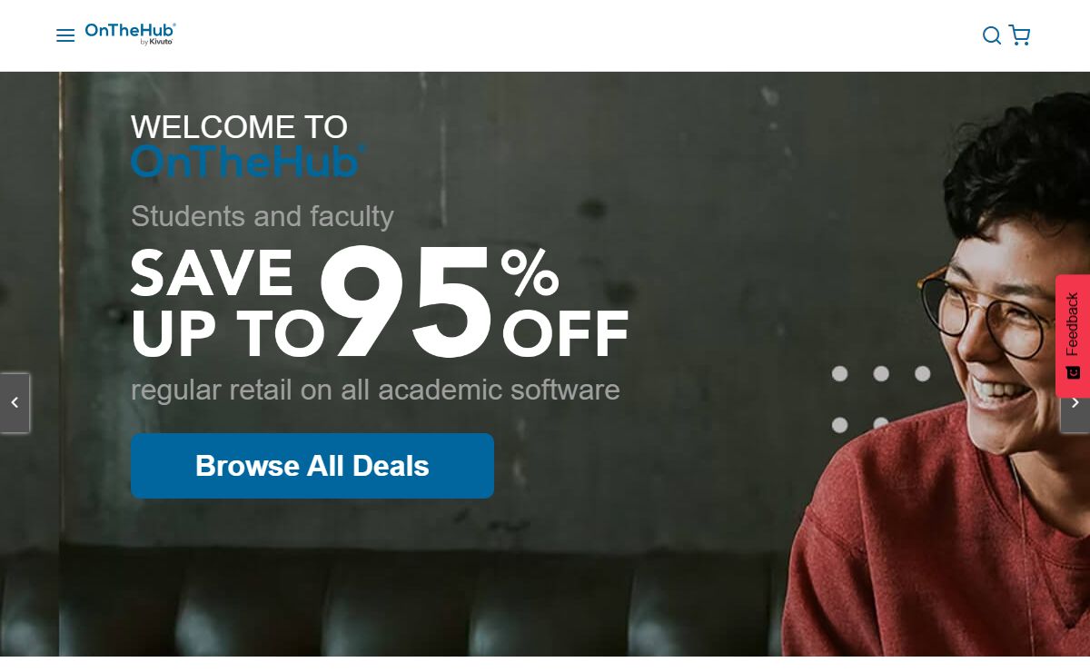 Save up to 95% with Academic Software Discounts for Students, Faculty, and Staff | OnTheHub