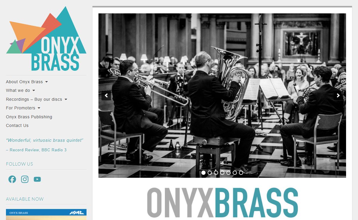 ONYX BRASS | "the classiest brass ensemble in Britain"