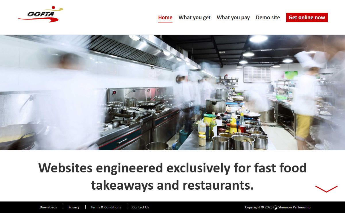 Online Ordering for Fast Food Takeaways