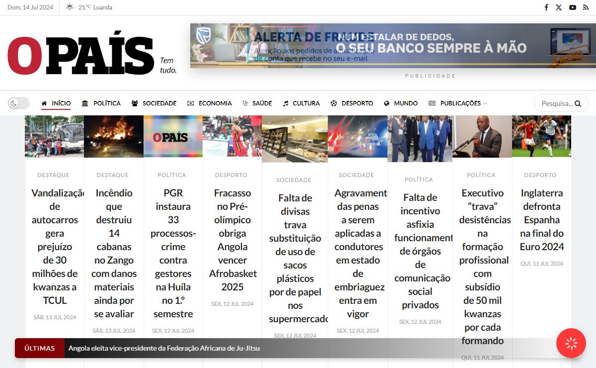 Jornal OPaís – Tem tudo.