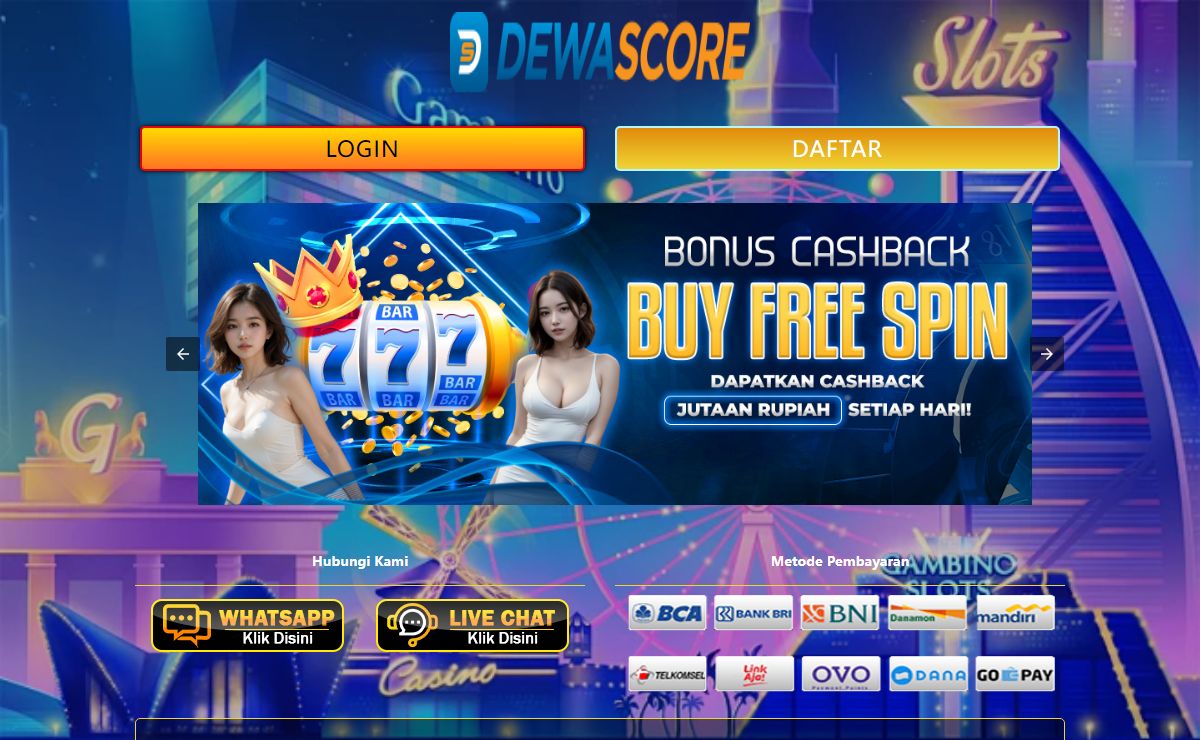 DewaScore - Surga Bagi Penggemar Game Online | Link Alternatif