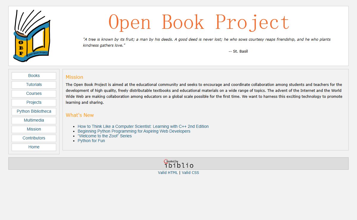Open Book Project