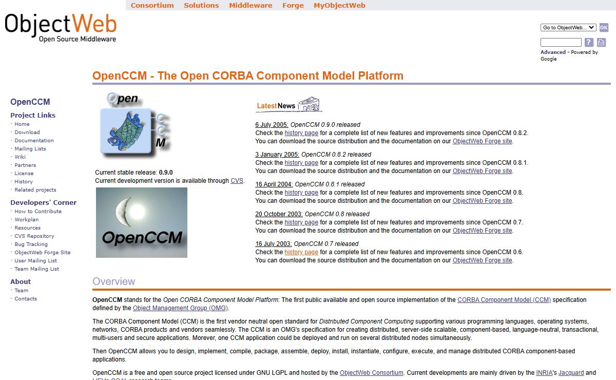 OpenCCM - Home Page