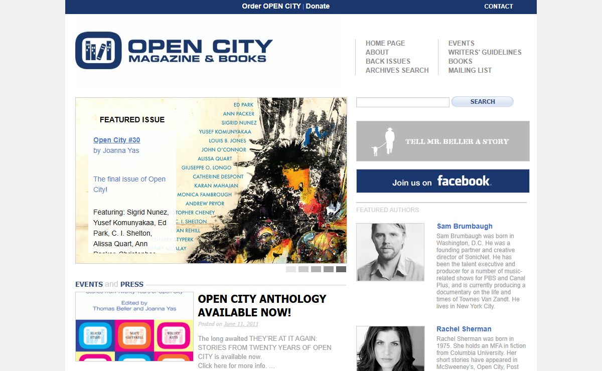 Open City | Magazine & Books