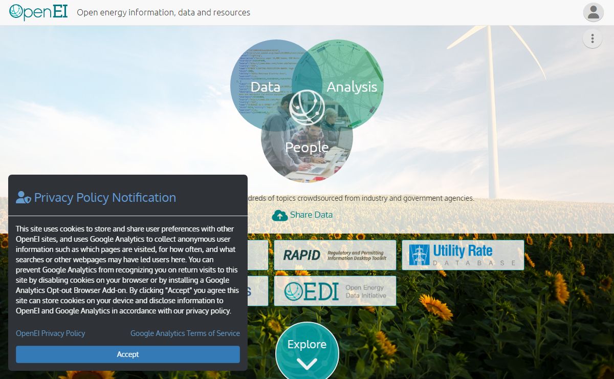 Energy Information and Data | OpenEI.org