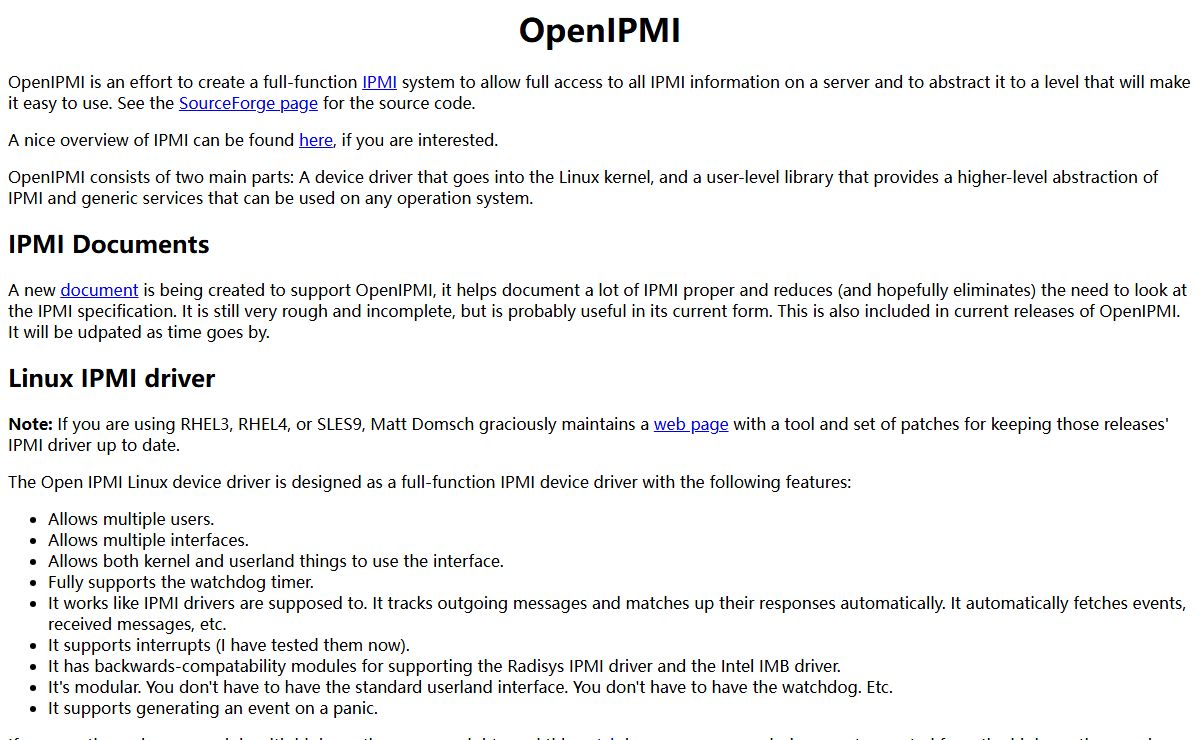 OpenIPMI