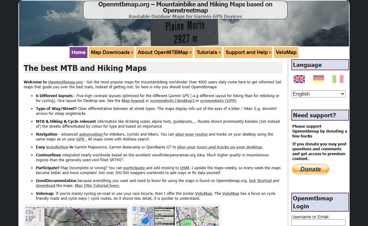 Openmtbmap.org - Mountainbike and Hiking Maps based on Openstreetmap