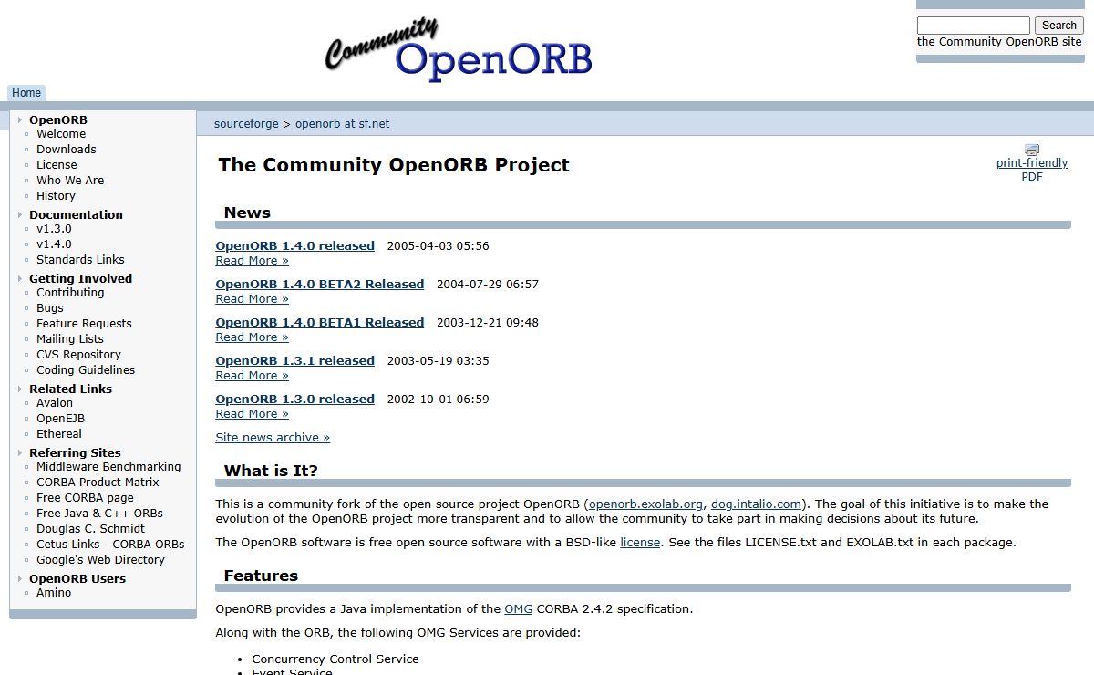 The Community OpenORB Project