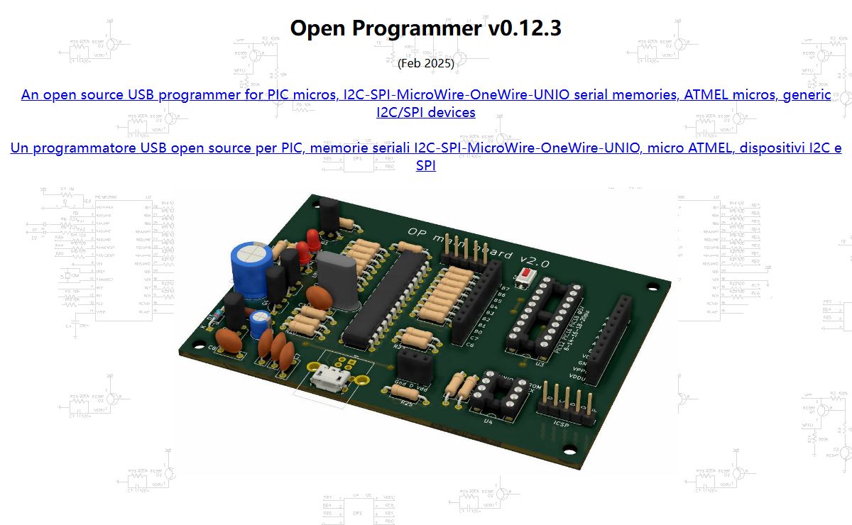 Open Programmer, USB & open source