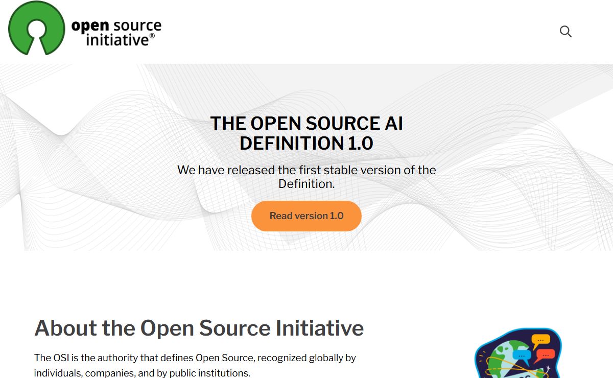 Open Source Initiative – The steward of the Open Source Definition, setting the foundation for the Open Source Software ecosystem.