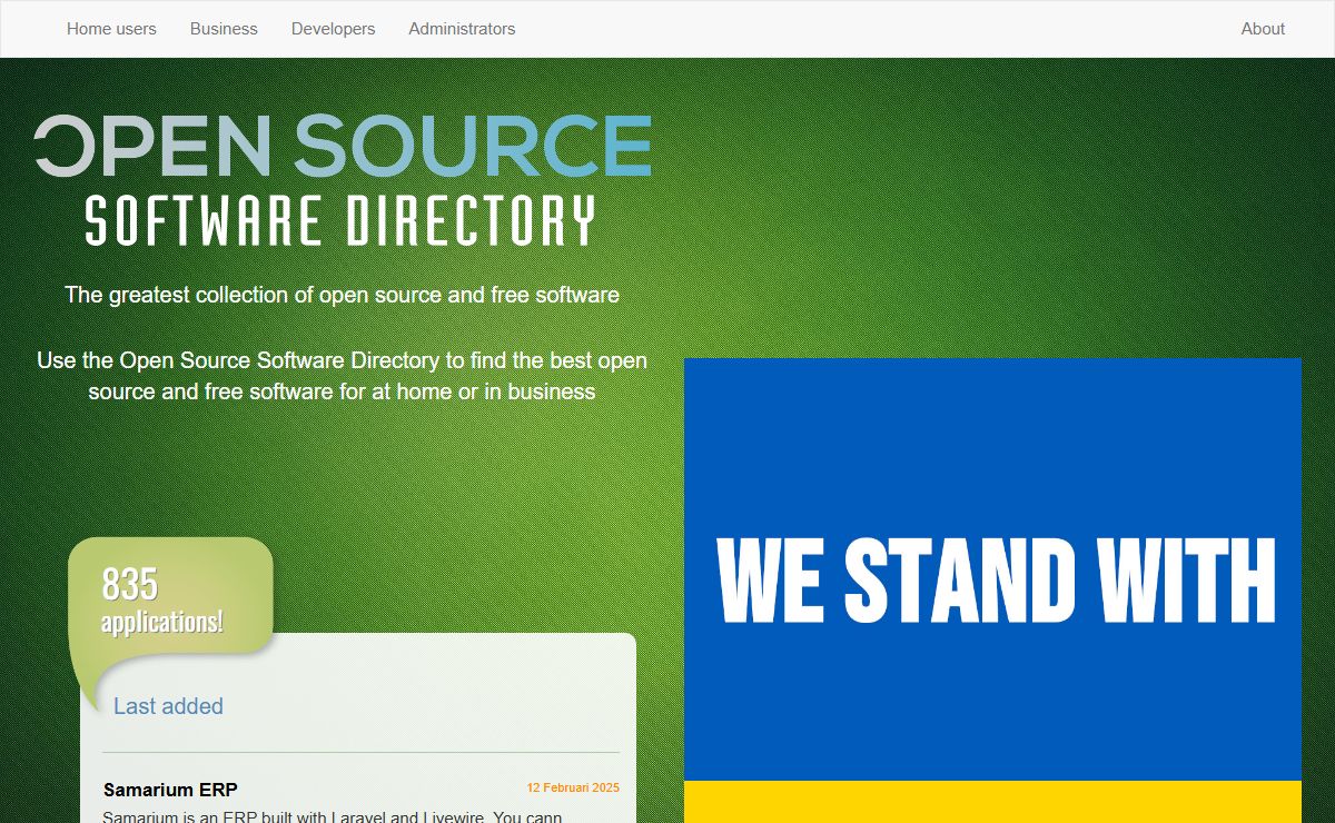 Open Source Software Directory - OSSD
