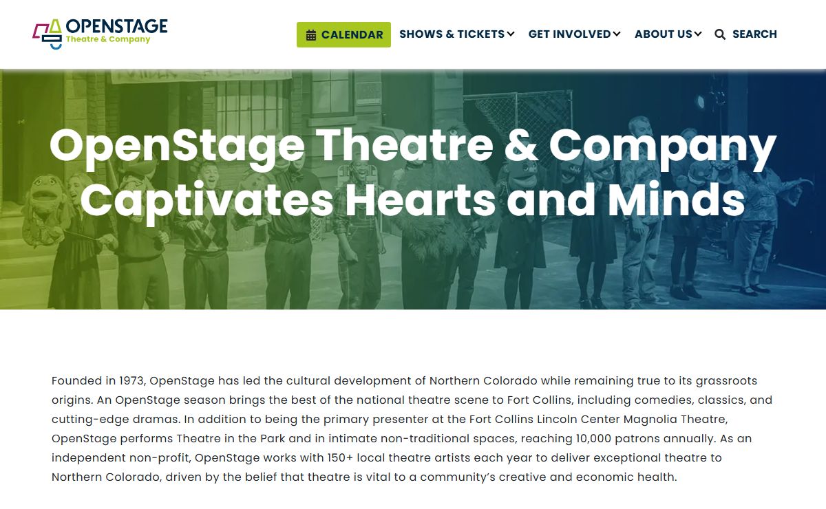 Home Page - OpenStage Theatre & Company