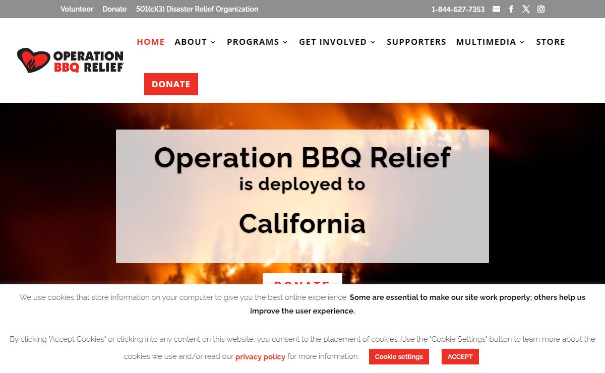 Operation BBQ Relief - Healing power of BBQ in times of need