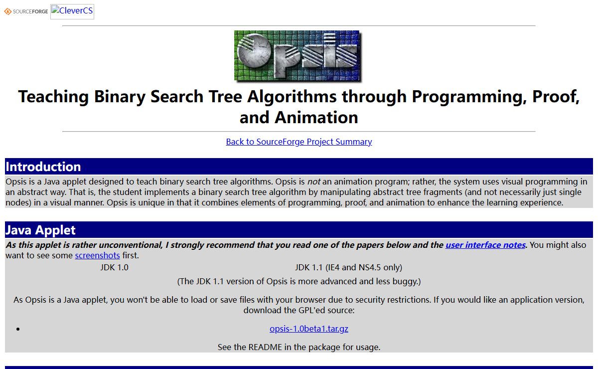 Opsis: Teaching Binary Search Tree Algorithms through Programming, Proof, and Animation