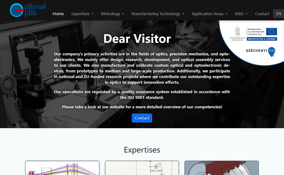 Dear Visitor | Optimal Optik Ltd.